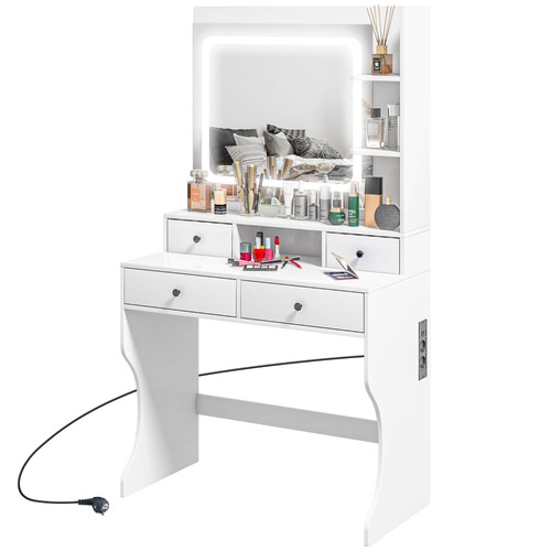 Homcom toeletta trucco con - toeletta,