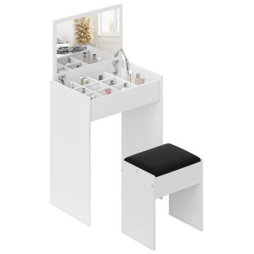 Tavolo trucco bianco - tavolo,