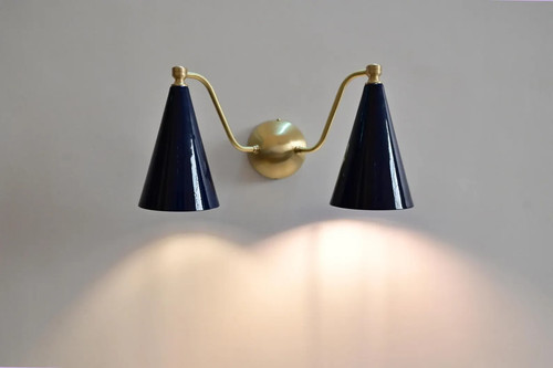 Applique doppio ottone - , moderno