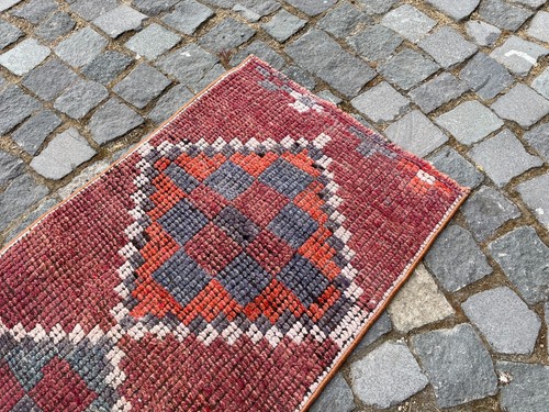 Tappeto vintage turco - , fatto