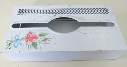 Vintage tole scatola - vintage,