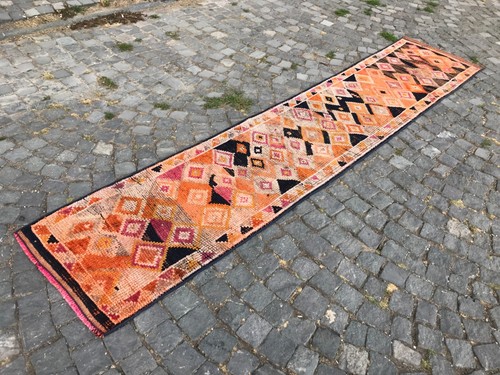 Tappeto vintage turco fatto - , a